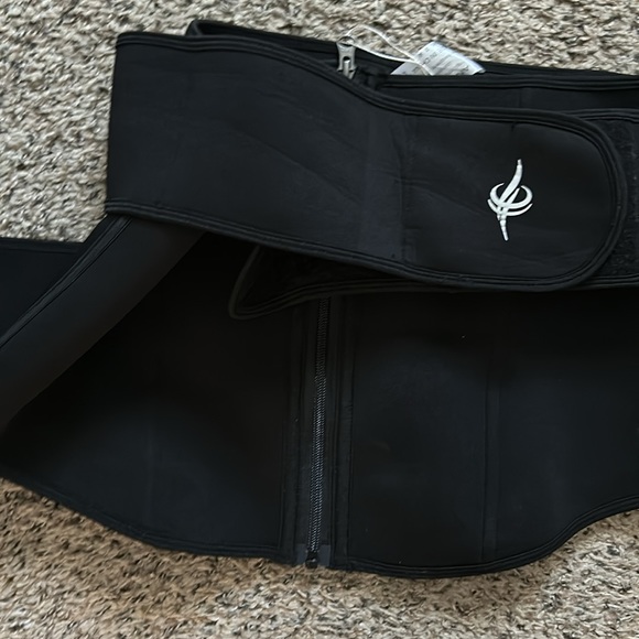 Women's 3XL ANGOOL Neopren Waist Trainer ,Workout Belt Sweat Corset With Zipper - Picture 10 of 13